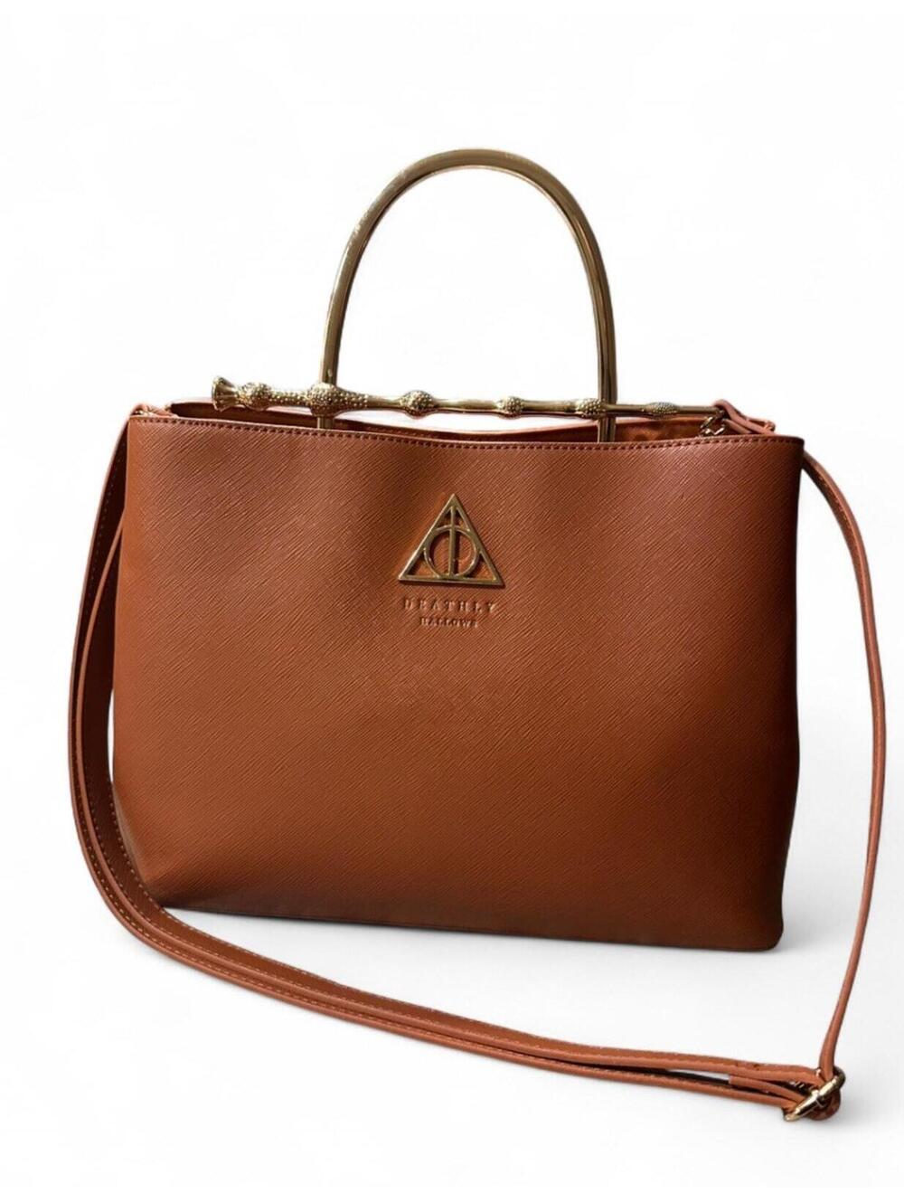Loungefly Harry Potter Cognac Wand Handbag | BoxLunch Exclusive — pre-owned